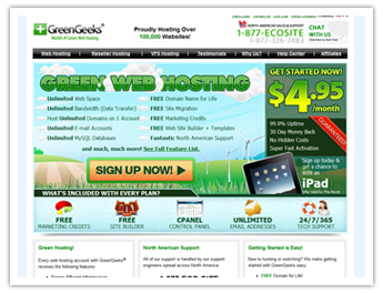 GreenGeeks Web Hosting